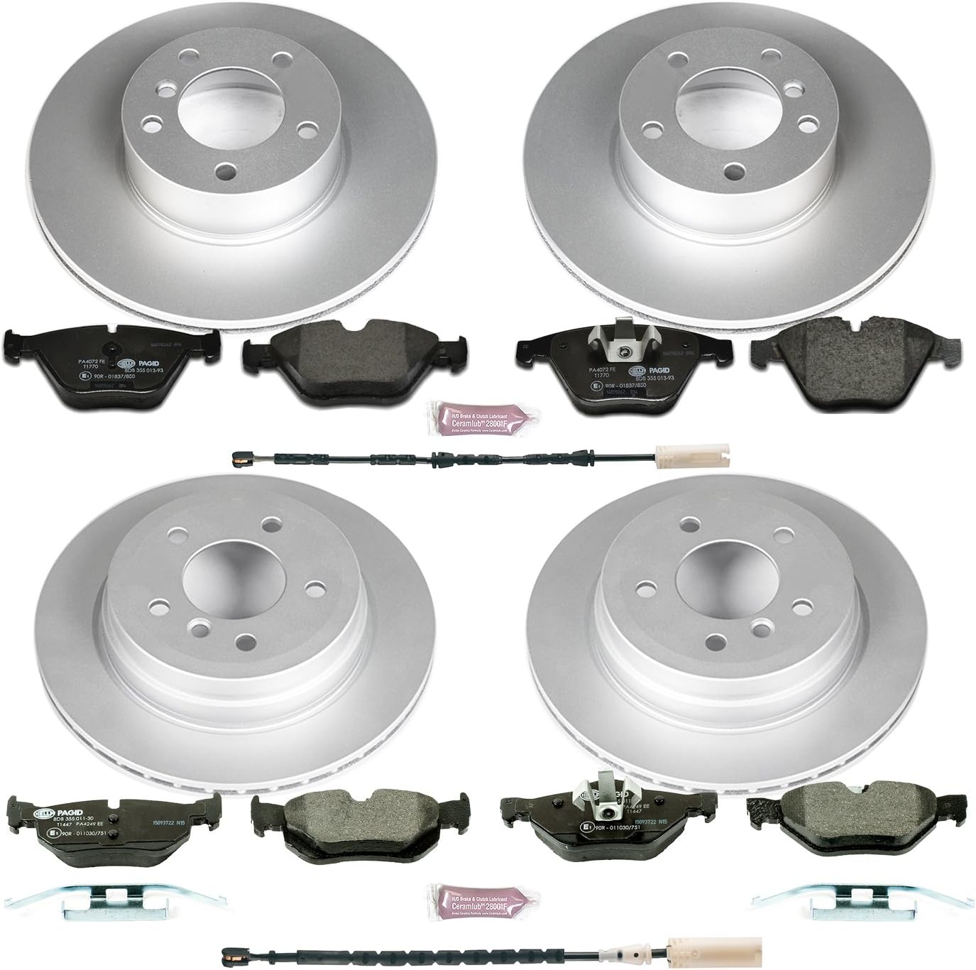 Front & Rear Euro-Stop Brake Kit T105