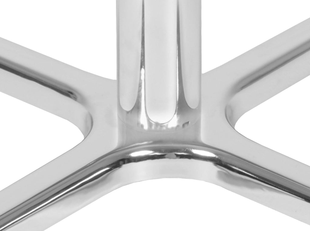 Mahogany Grey Square X-Base Table H9450