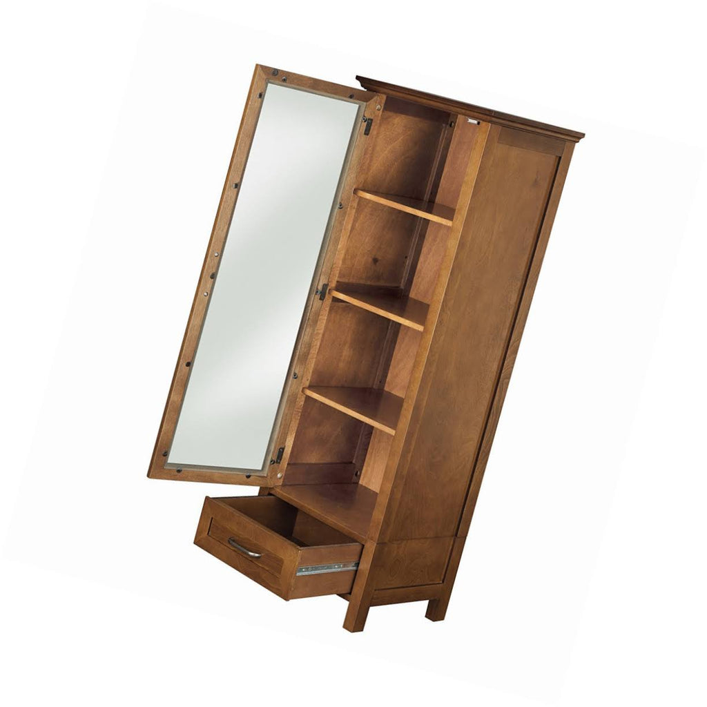 Linen Cabinet, Brown S488570