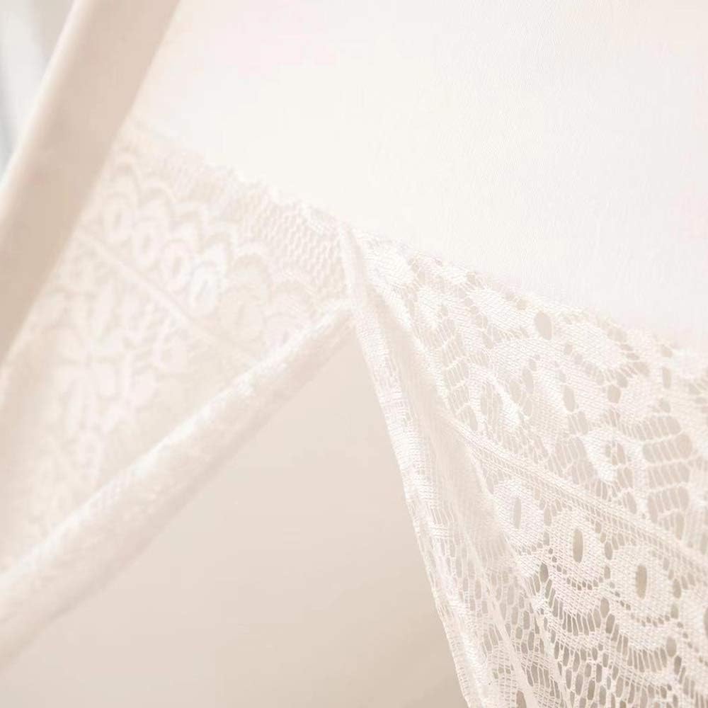 White Lace Cotton Canvas Kids Tent A9137
