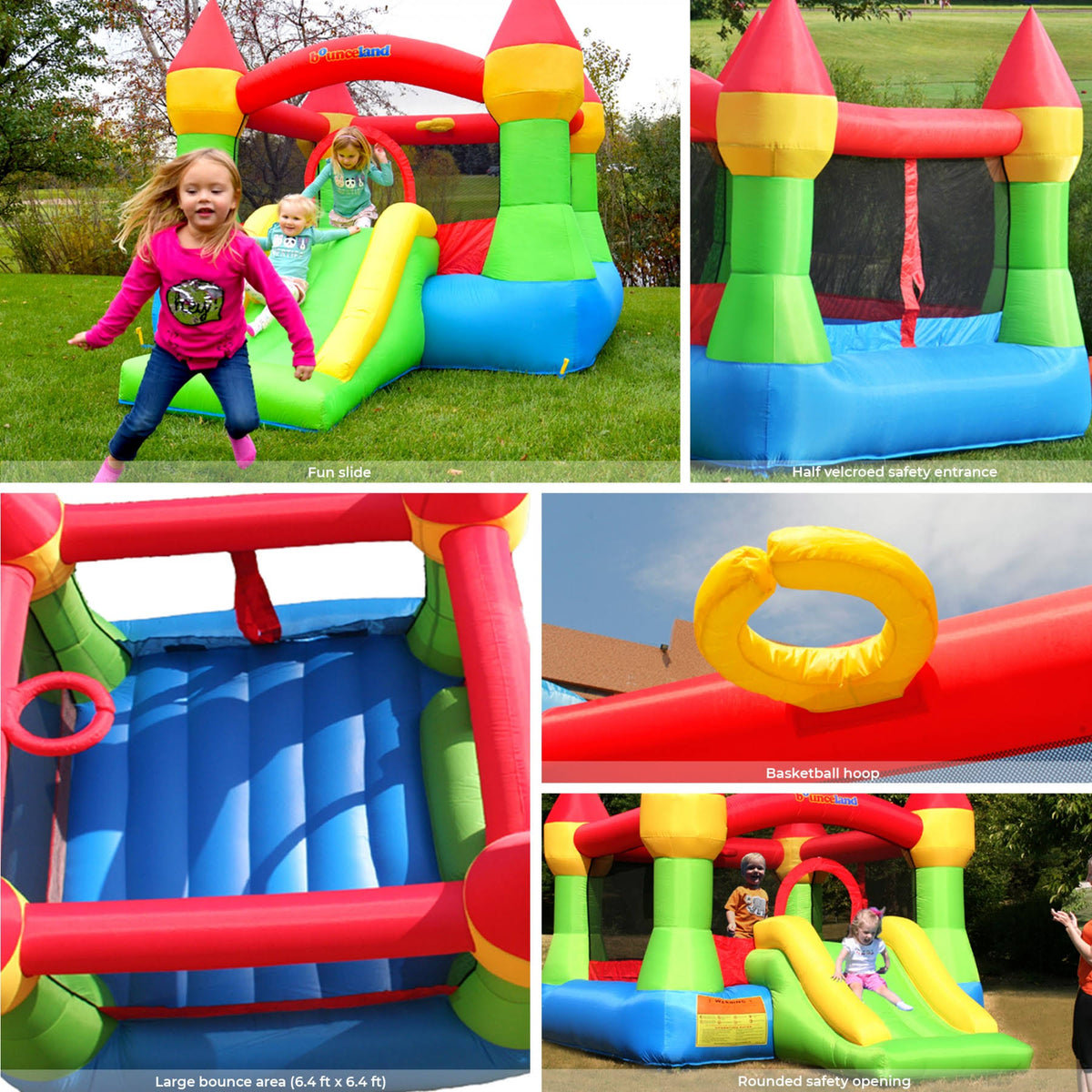 Castle Hoop Bounce House T737458