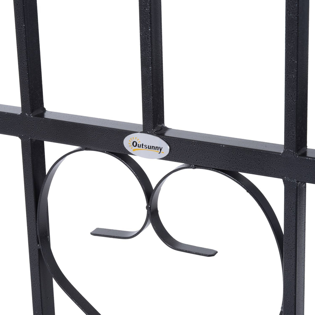 Black Metal Garden Arch S7749