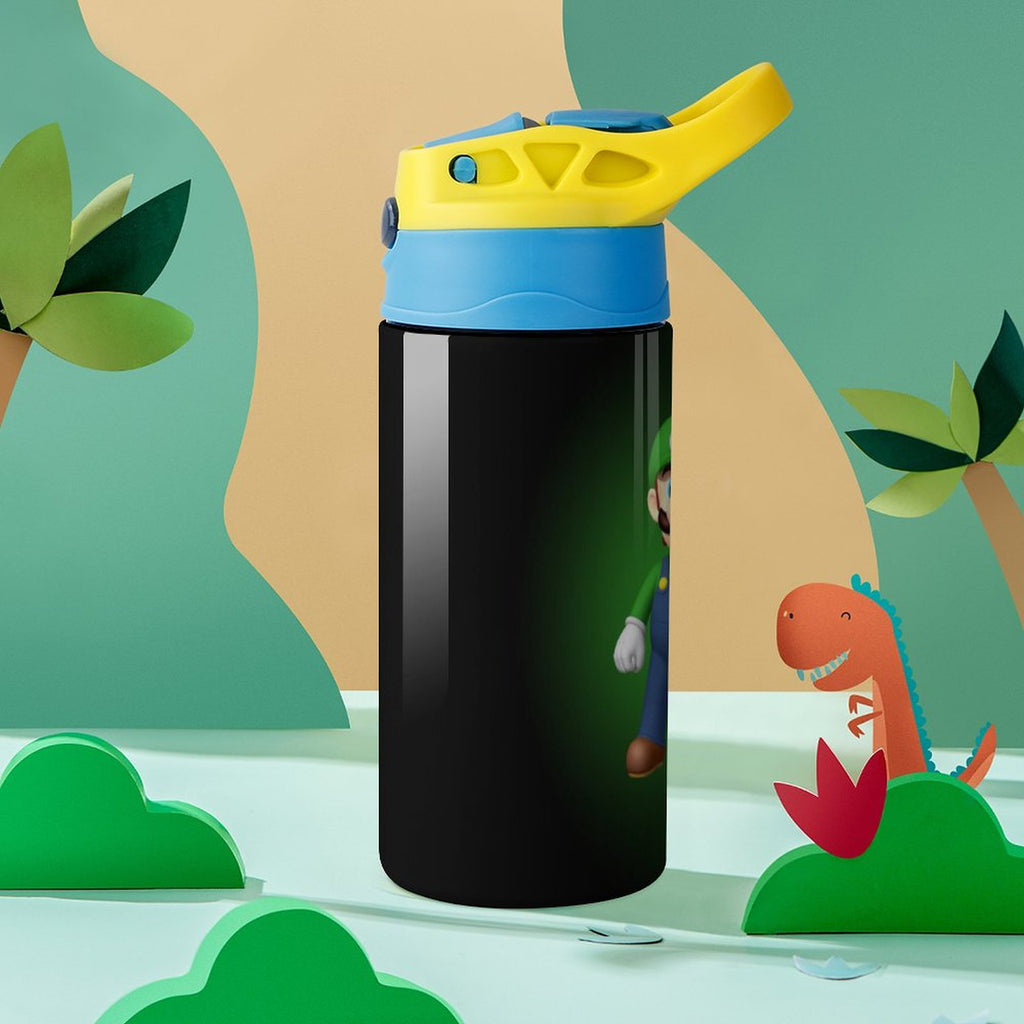 Insulated Stainless Steel Water Bottle with Straw D437