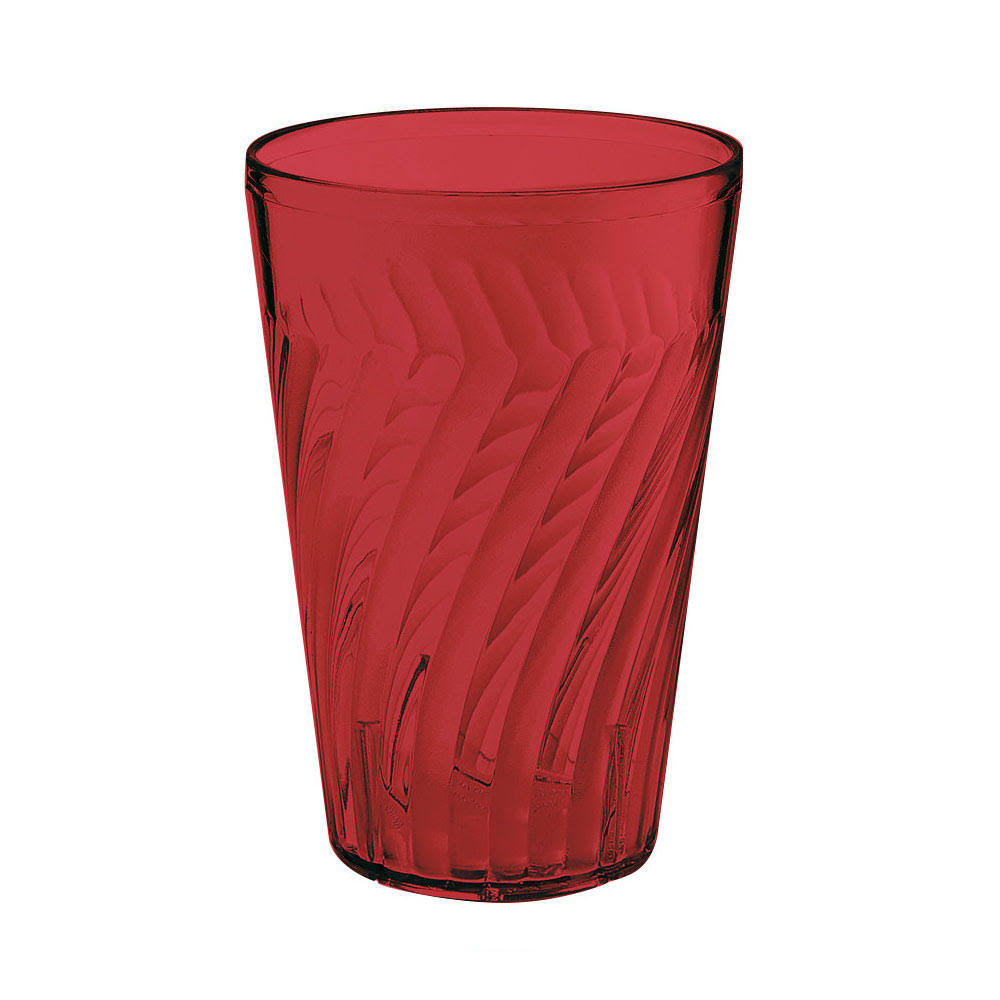 12 Packs 24 oz Red Plastic Reusable Tumblers J697669