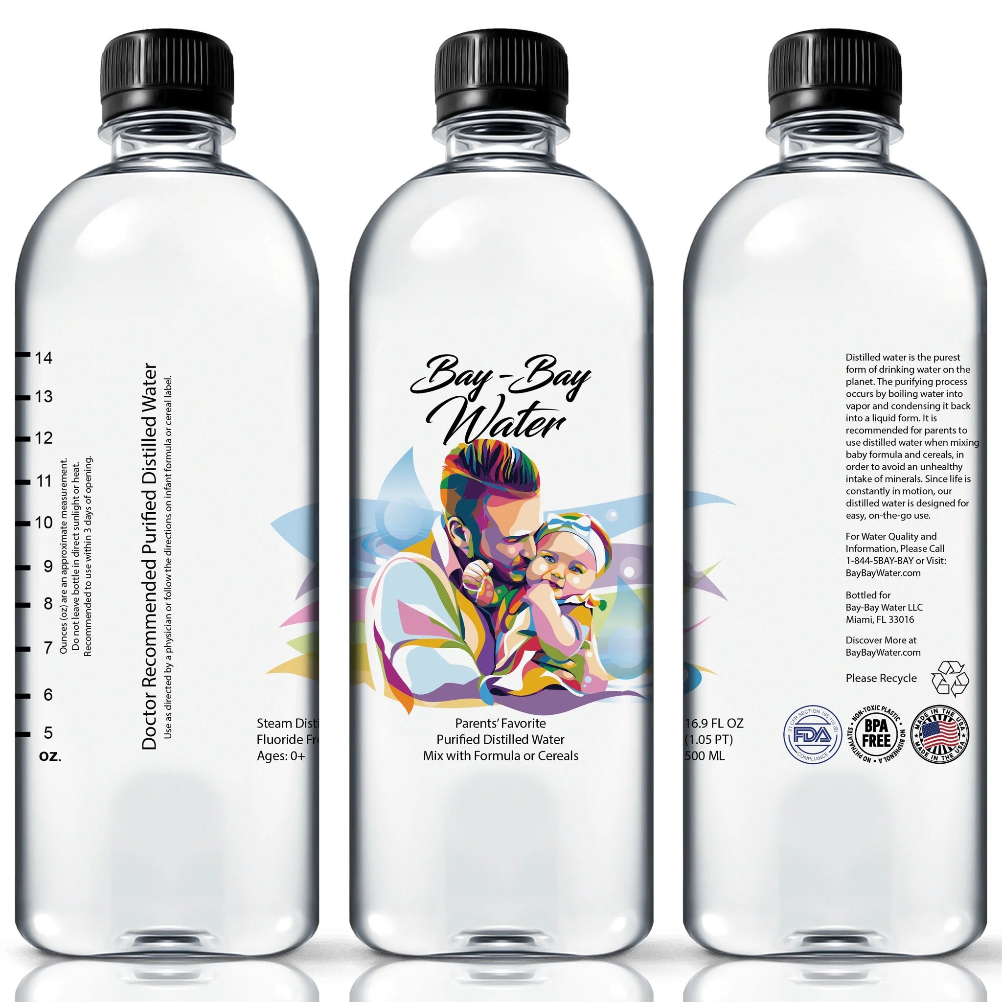 Fluoride Free Distilled Water 16.9 fl oz (12) P977261