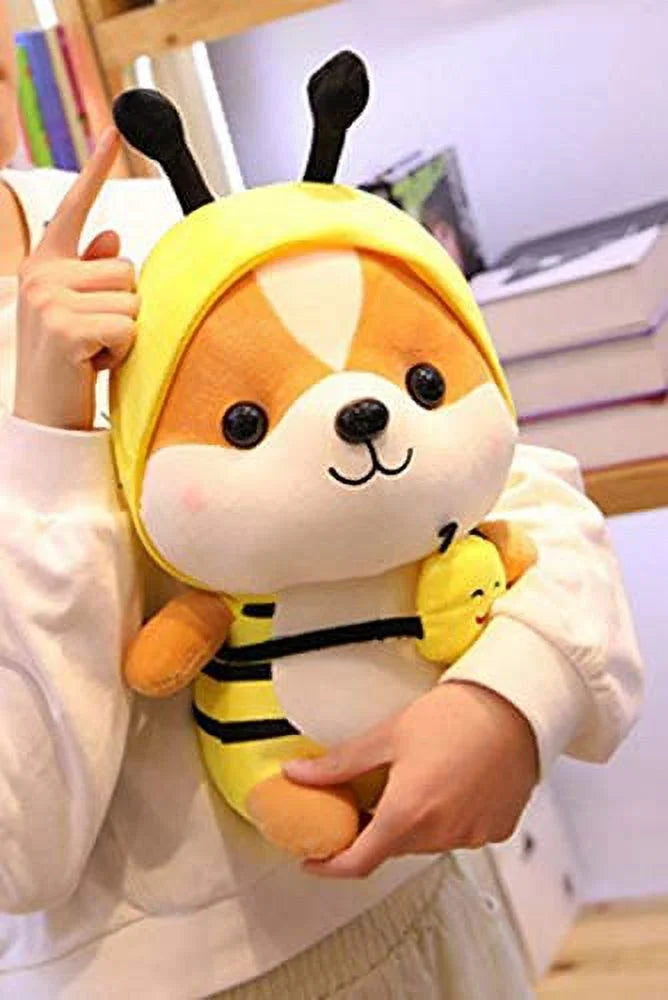 Squirrel Wearing Bee Costume Plush Toy, 10 Inch X713