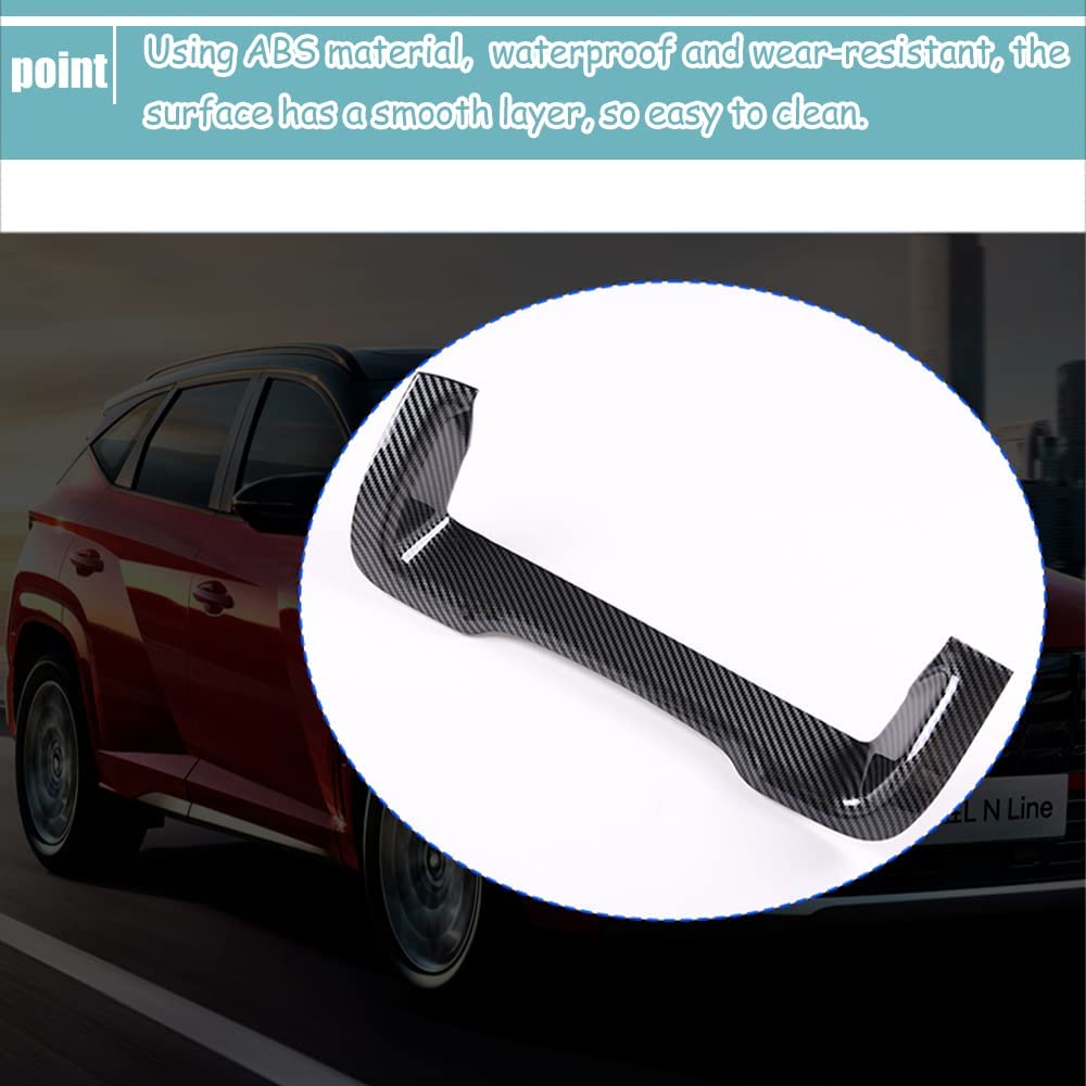 ABS Center Console Dashboard Cover Sticker Carbon Fiber Style W792835