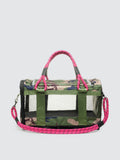 Travel Airline-Approved Dog & Cat Carrier, Camo/Magenta, Small K119181
