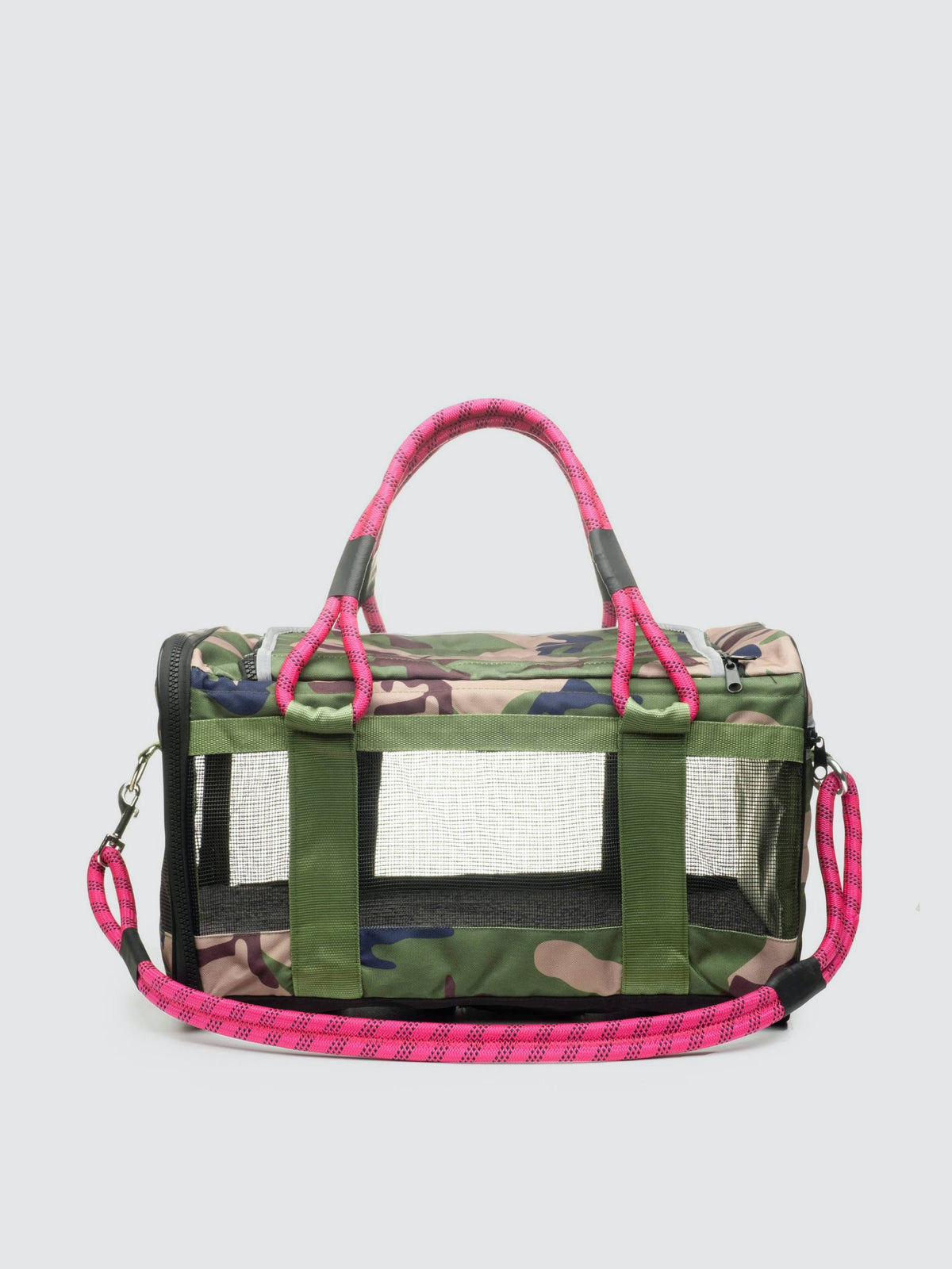 Travel Airline-Approved Dog & Cat Carrier, Camo/Magenta, Small K119181
