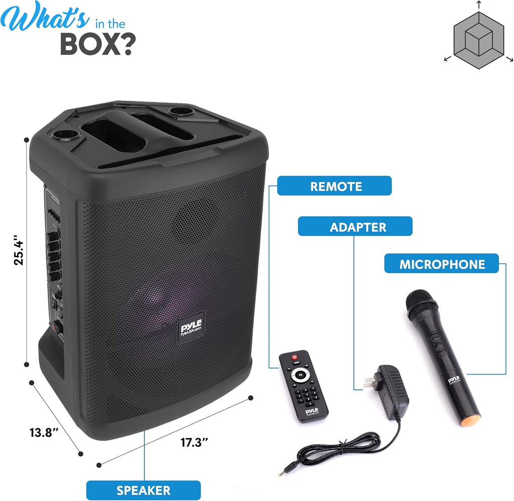 500W 15” Rechargeable Portable Bluetooth PA Speaker Z69114