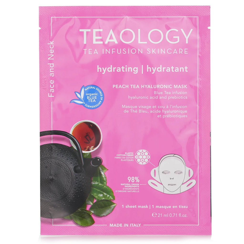 Peach Tea Hyaluronic Face & Neck Mask 21ml C93674