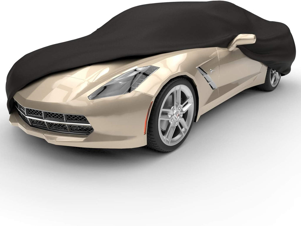 Black Stretch Car Cover for 1952 to 1967 Chevrolet Corvettes V325752