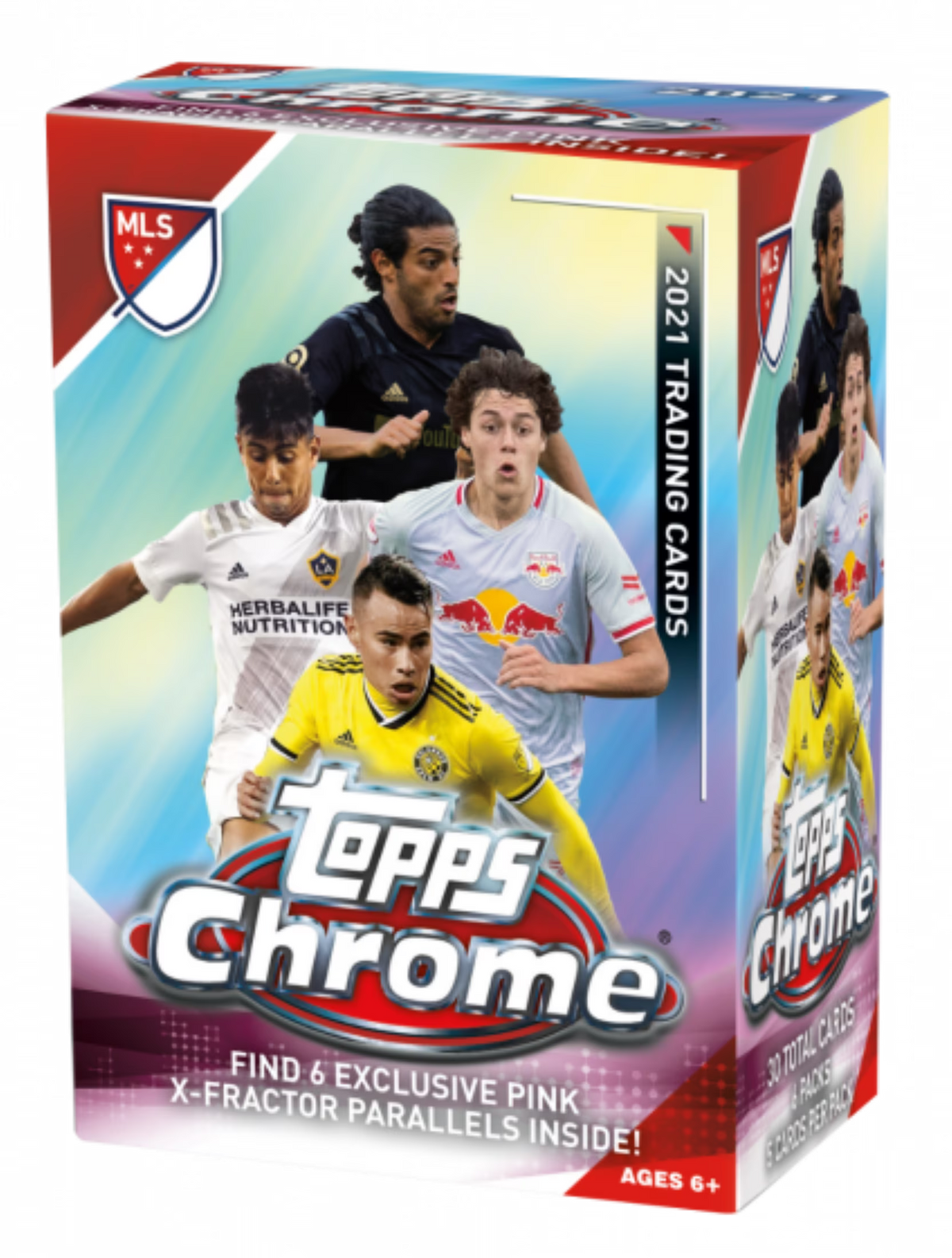 2021 Topps Chrome MLS Soccer Trading Cards Blaster Box N5415