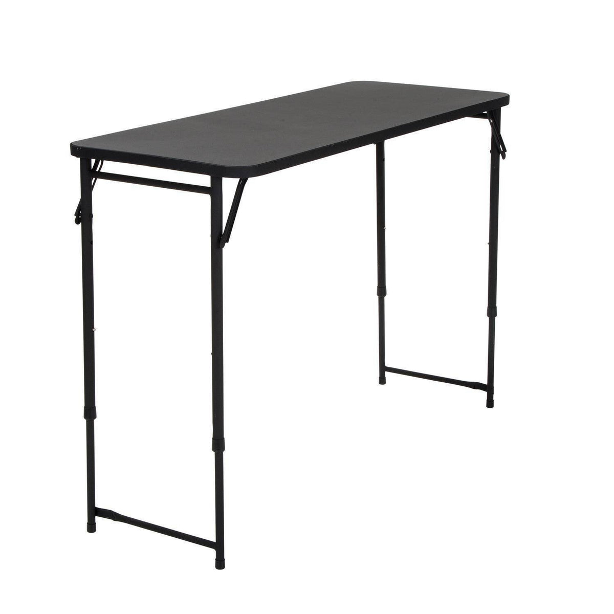 Adjustable Height PVC Top Table Black X376253