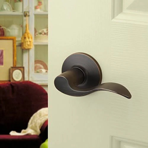 Aged Oil Rubbed Bronze Lever Passage Set, 3 Pack E3275