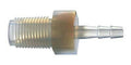 PFA Straight Hose Barb to Threaded Adapter M8230