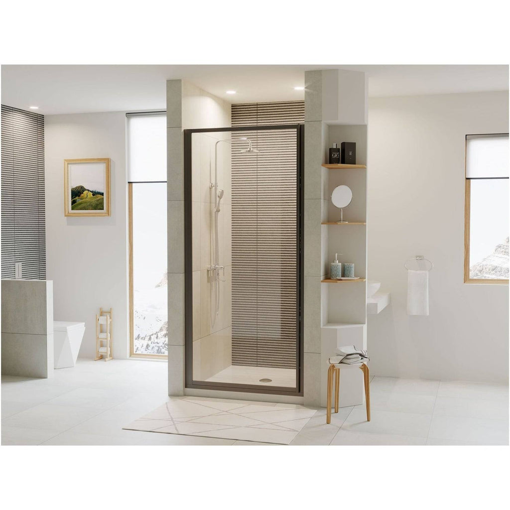 30x22 x 68x22 Framed Hinge Shower Door Chrome Z20481