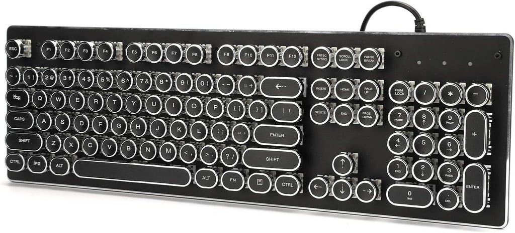 Wired Mechanical Gaming Keyboard with 104 Keys X9901