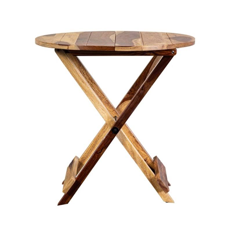 Solid Wood Round Accent Table T233767