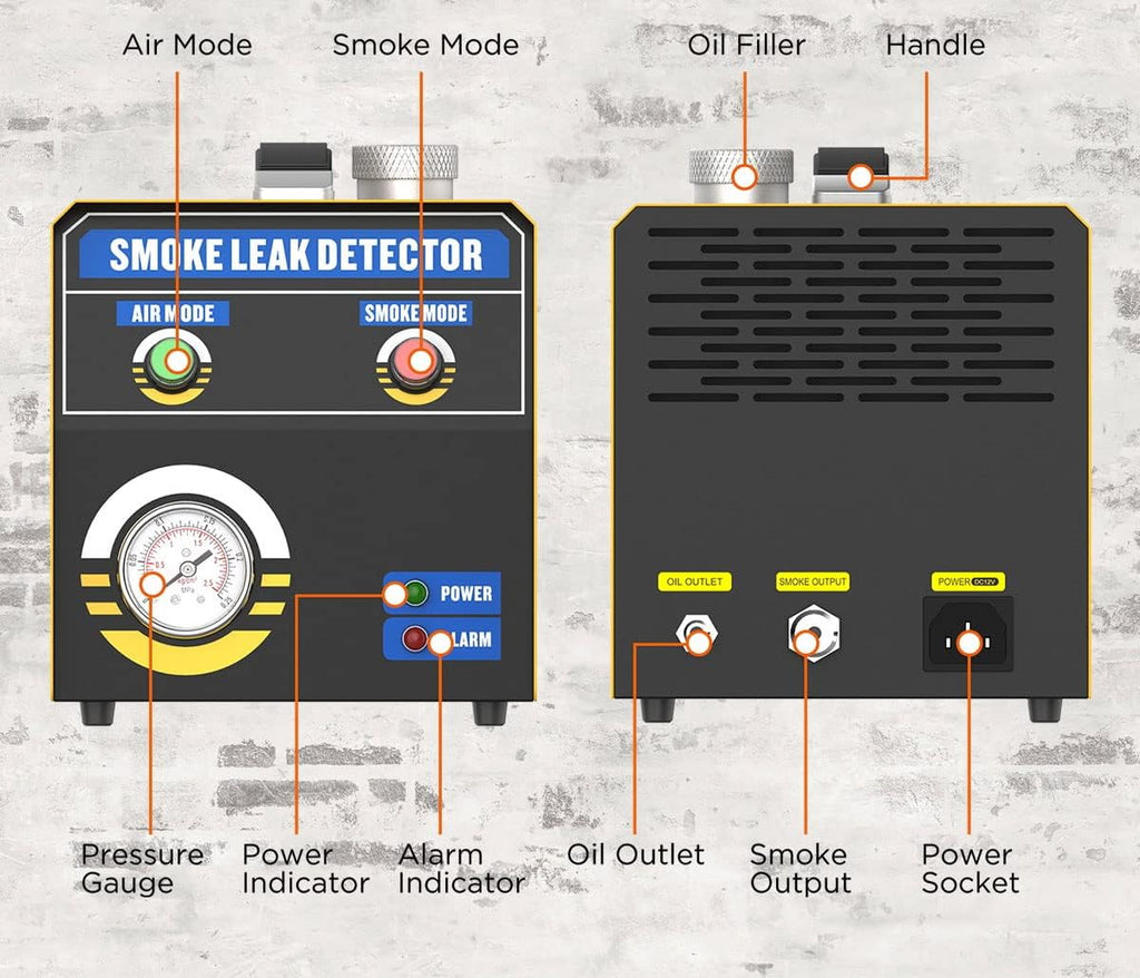 EVAP Smoke Leak Detector for 12V Vehicles R375