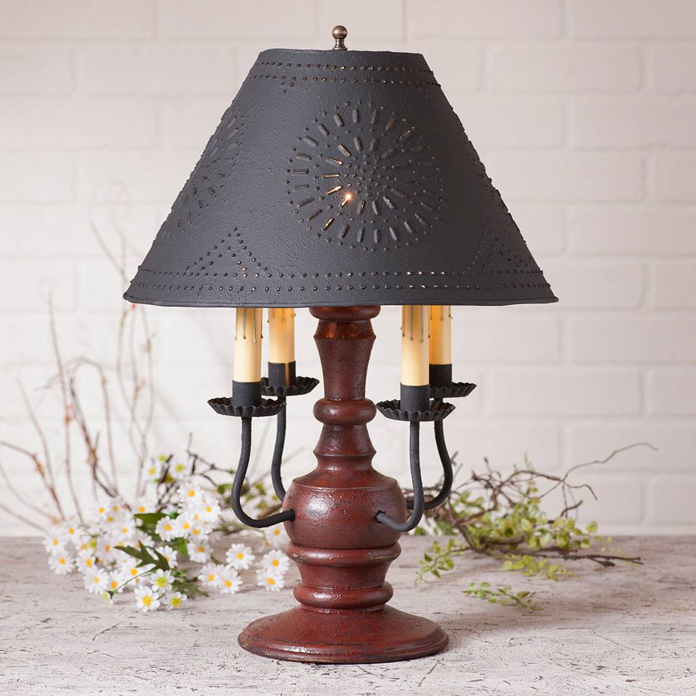 Americana Red Lamp Base L363