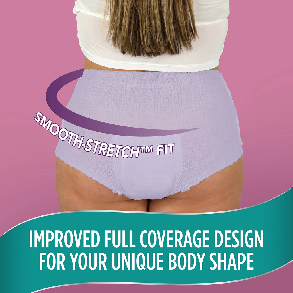 Women's Incontinence & Postpartum Underwear, 2XL, Maximum Absorbency (54 Count) W8916