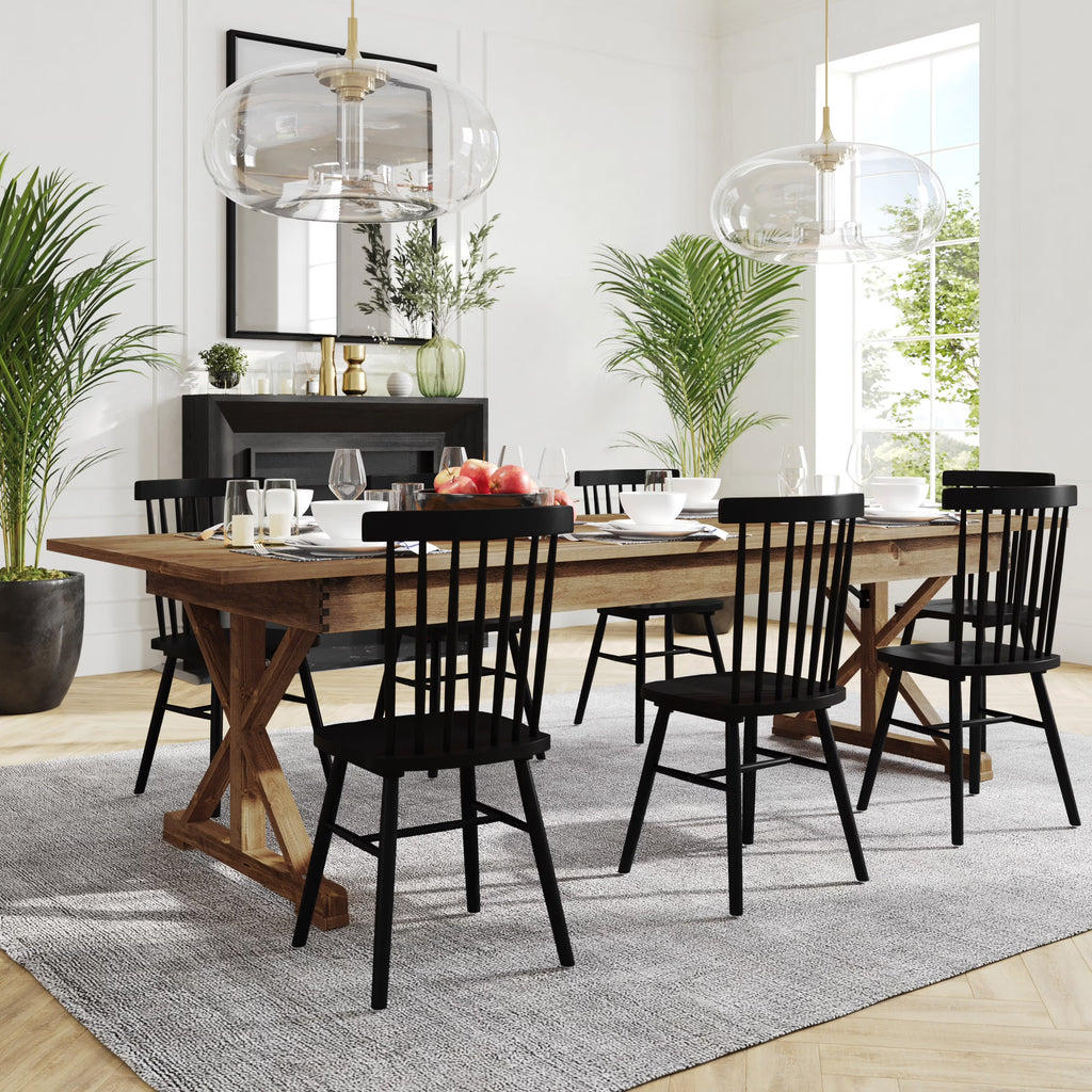 Antique Rustic Solid Pine Folding Farm Table I2245