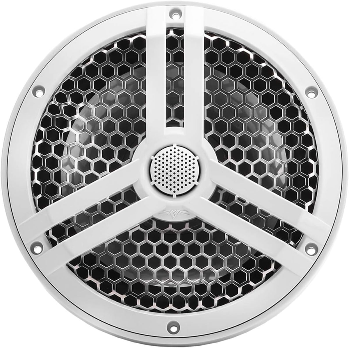 8" 2-Way Marine Coaxial Speakers, Pair (White) N16429