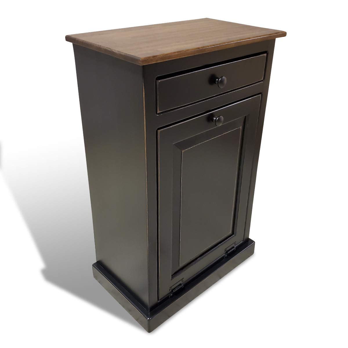 Wooden Pull Out Trash Can Cabinet R216133