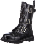 Black Leather Boots Y981