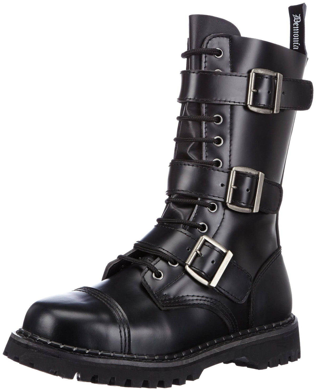 Black Leather Boots Y981