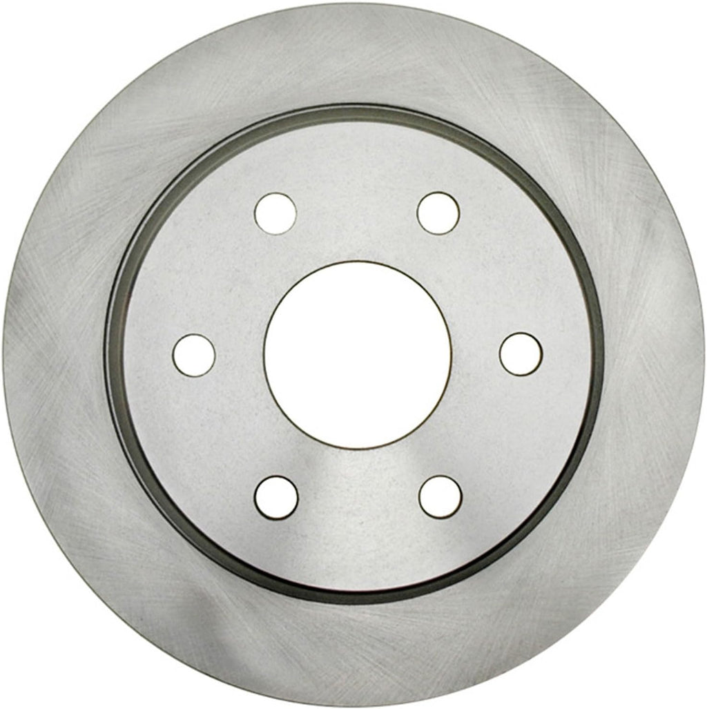 Silver Rear Disc Brake Rotor Pack of 2 W698