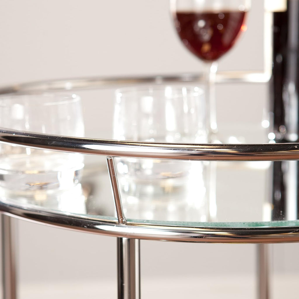 Chrome Bar Cart J28818