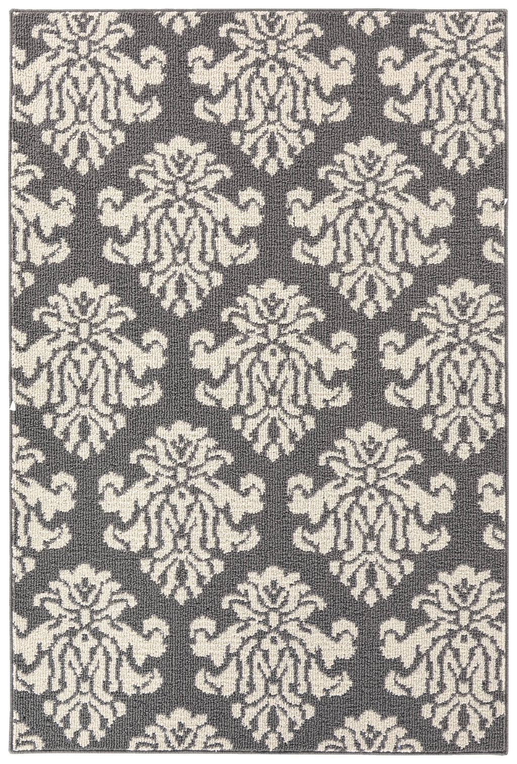Cinder Gray/Ivory 4 ft. x 6 ft. Indoor/Outdoor Area Rug L325