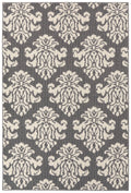 Cinder Gray/Ivory 4 ft. x 6 ft. Indoor/Outdoor Area Rug L325