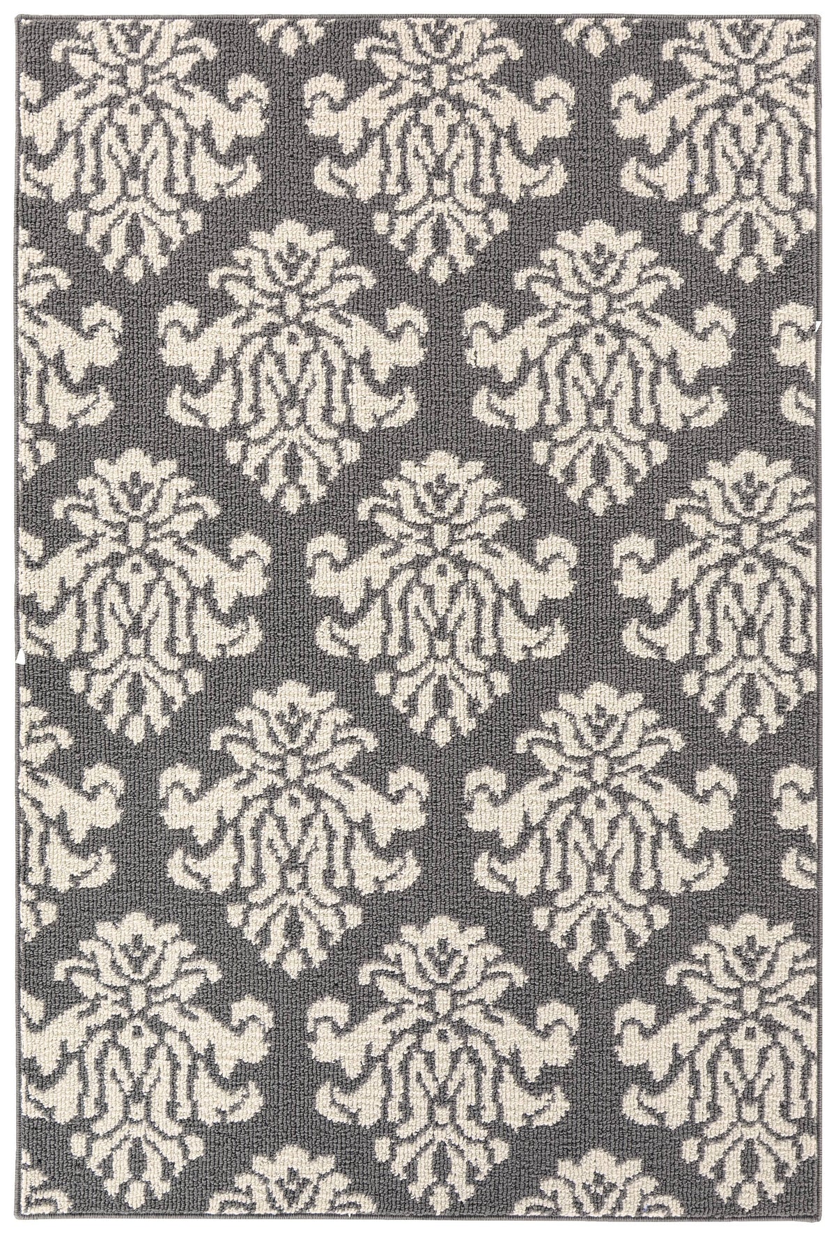 Cinder Gray/Ivory 4 ft. x 6 ft. Indoor/Outdoor Area Rug L325