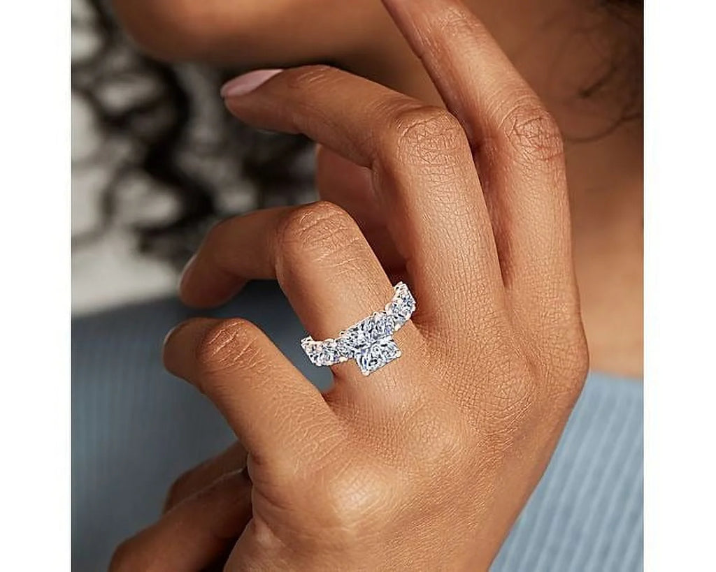 14K Rose Gold Diamond Engagement Ring N5954