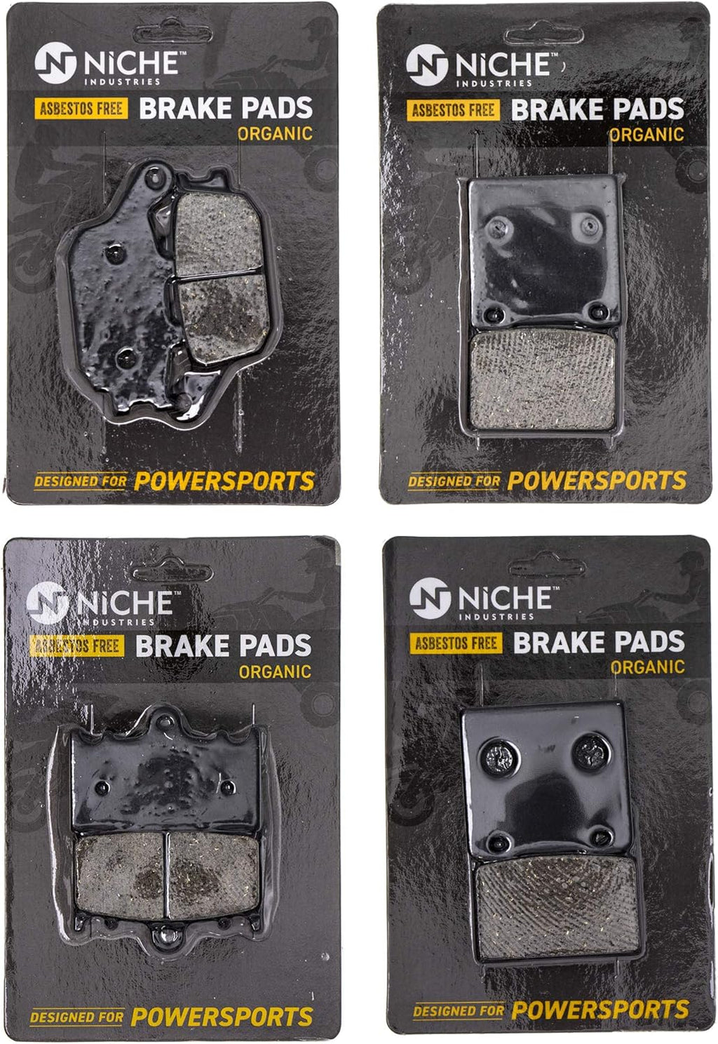 Brake Pad Set Organic Pack of 2 U758