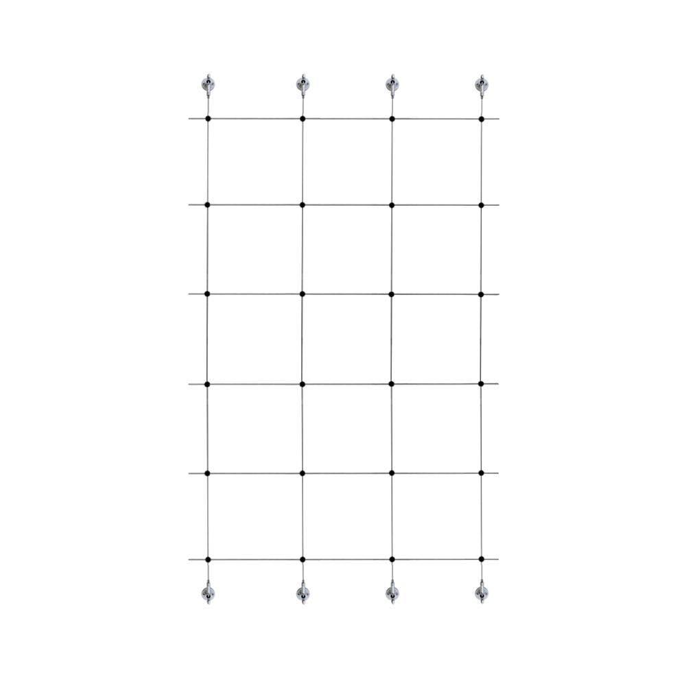 8 ft. x 3 ft. Stainless Steel Wire Rope Plant Trellis Kit I870