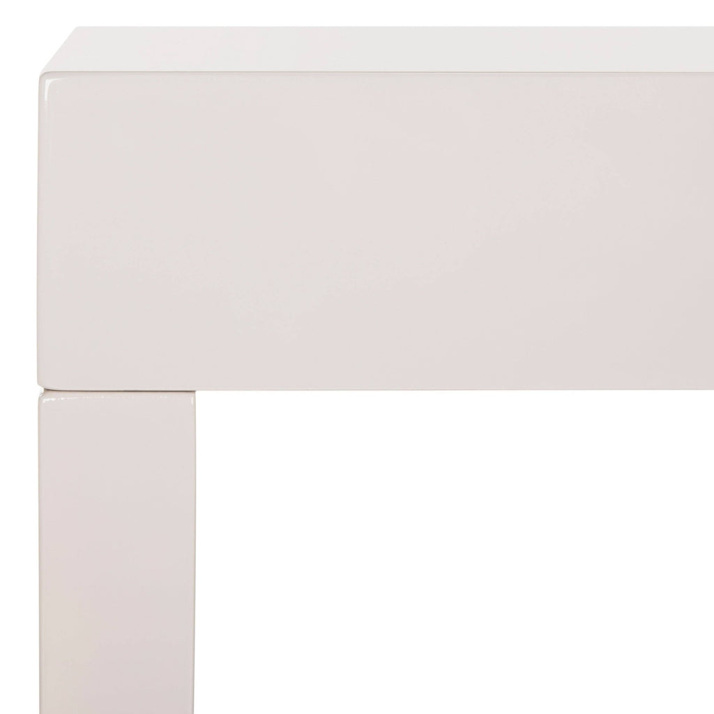 Gray Lacquer Console Table Y10514