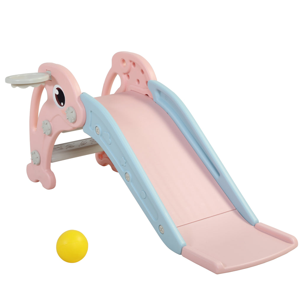 Toddler Slide with Basketball Hoop O317504