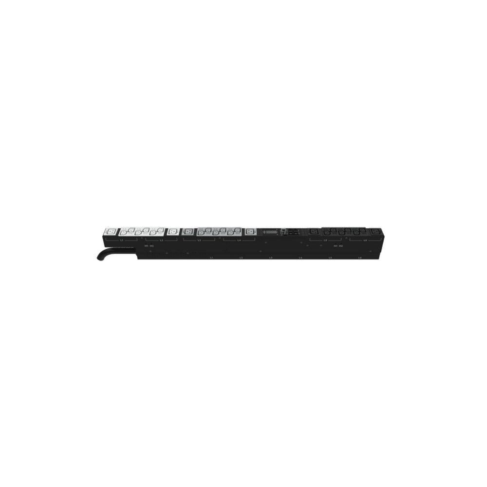 G2 metered 3-Ph 17.3 kVA 48 A / 208 V outlets (18) C13, (6) C19 Vertical PDU Z8001