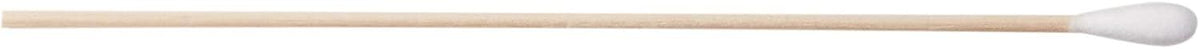 Sterile Cotton-Tipped Applicator Swabstick, Wood Shaft, 6 in, 1000 Total F391696