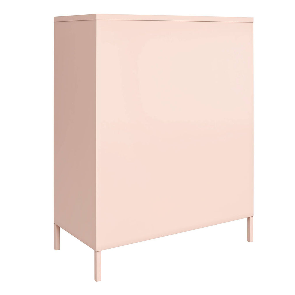 Pink 2 Door Metal Locker Storage Cabinet H4175