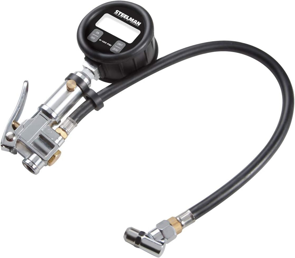Digital Gauge Tire Inflator, 0-100 psi, LCD Screen T36345