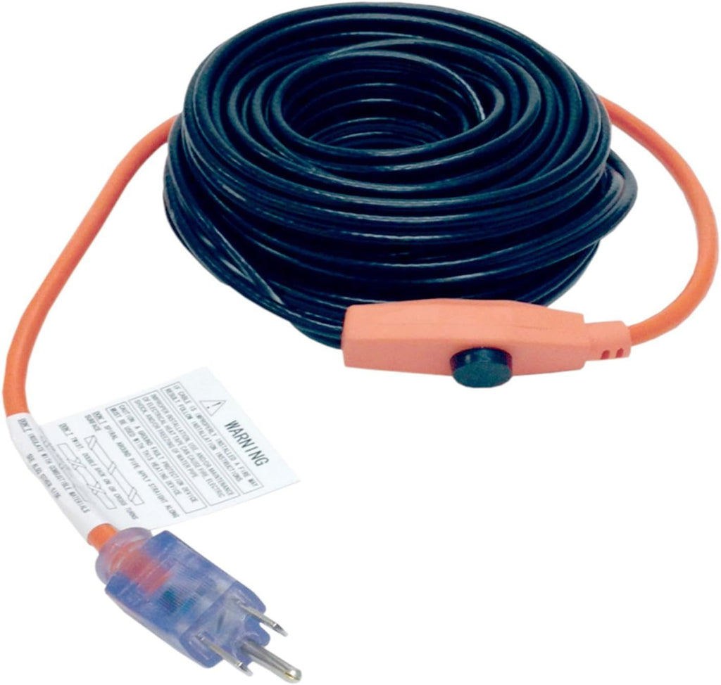 18 Ft Red Pipe Heating Cable With Thermostat A950