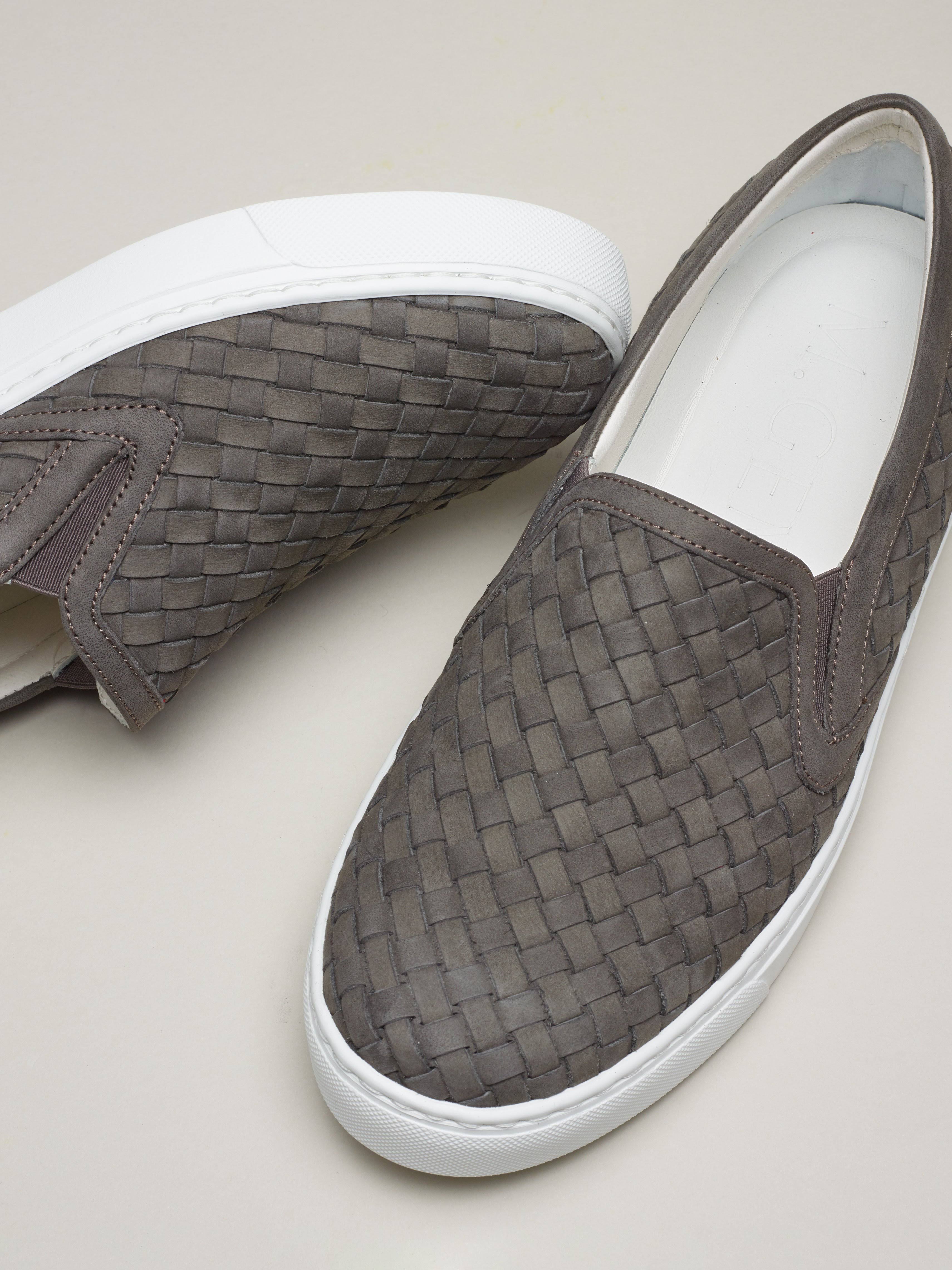 Gray Nubuck Shoes X68262
