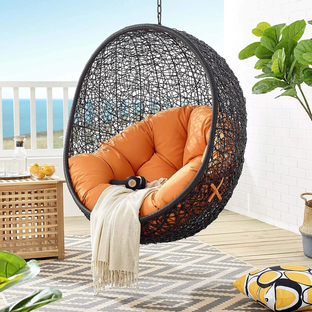 Black Turquoise Outdoor Patio Lounge Chair T360779