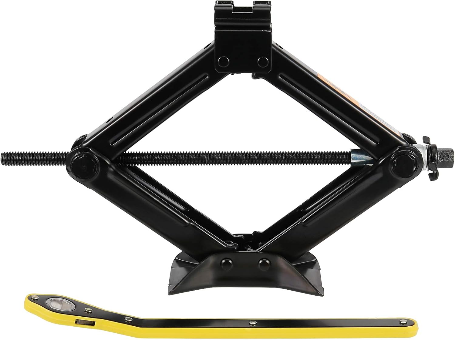 2 Pack 2 Tons 4409 Lbs Capacity Car Scissor Jack with Ratchet Wrench H5568