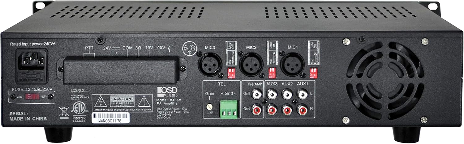 1000W 2CH Commercial Amplifier S88849